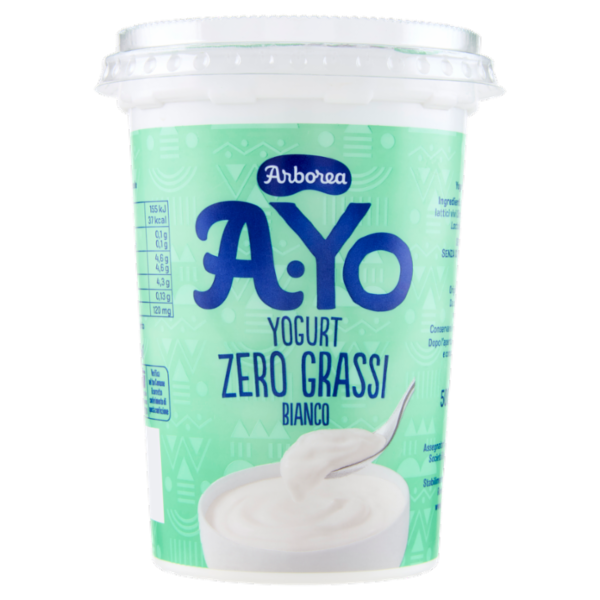 Arborea A-Yo Yogurt Zero Grassi Bianco 500 g