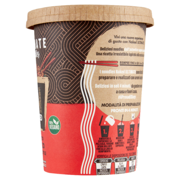 Naked Ultimate Noodles al Gusto Manzo 90 g