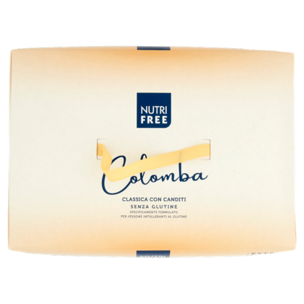 Nutrifree Colomba Senza glutine Classica con Canditi 550 g
