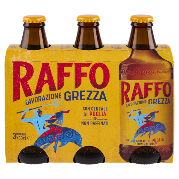 Raffo Lavorazione Grezza Birra 3 x 33 cl