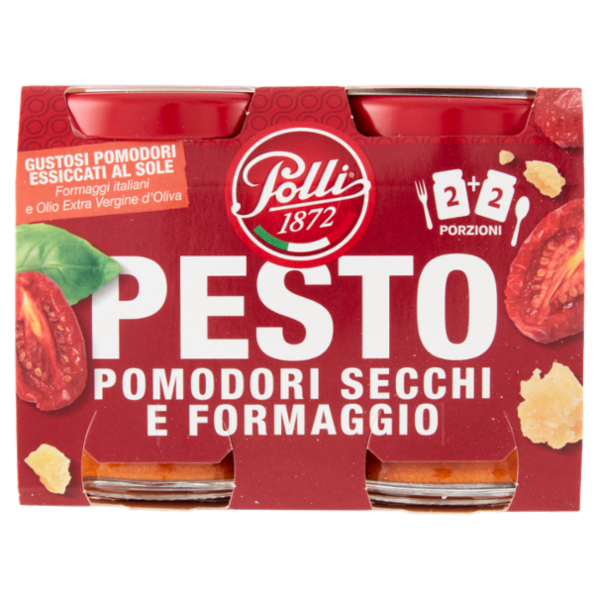 Polli Pesto Pomodori Secchi e Formaggio 2 x 90 g