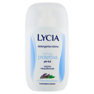 Lycia Detergente Intimo Formula Protettiva PH 4.5 Con Antibatterico Naturale 200 Ml