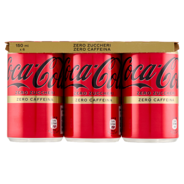 Coca-Cola Zero Caffeine Free Minican 6 x 150 ml