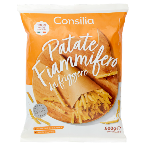 Consilia Patate Fiammifero da Friggere Surgelate 600 g