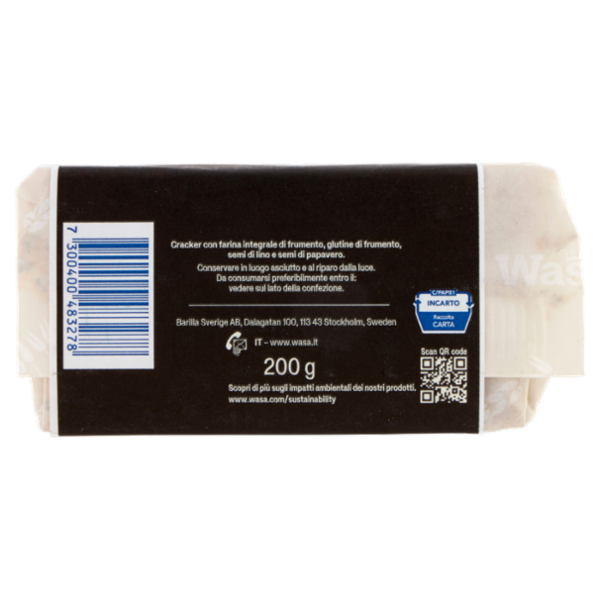 Wasa Protein+ Cracker con 20g di Proteine per 100g Ricche di Proteine 200g