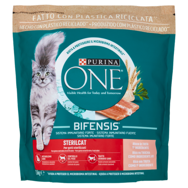 PURINA ONE Bifensis Sterilcat Trota e Frumento 1,5 kg