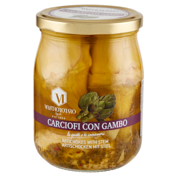 Mastrototaro food Carciofi con Gambo 520 g