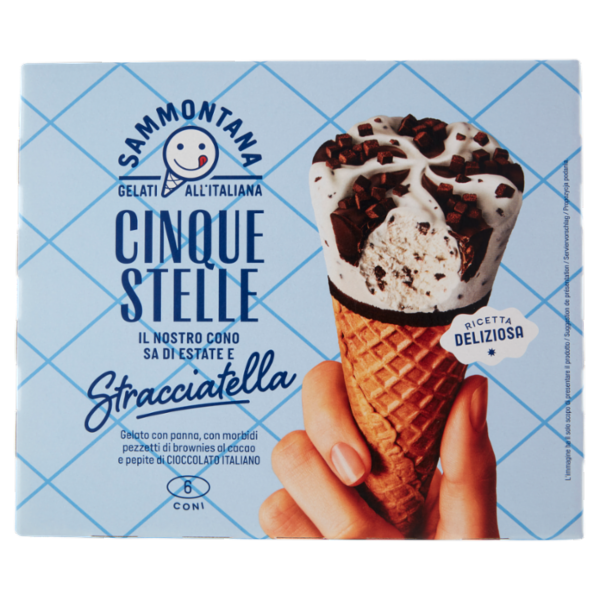 Sammontana Cinque Stelle Stracciatella 6 x 60 g