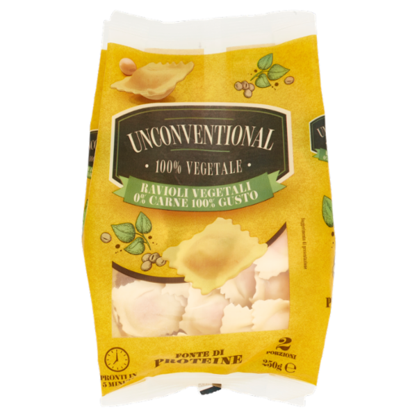 Unconventional Ravioli Vegetali 0% Carne 100% Gusto 250 g