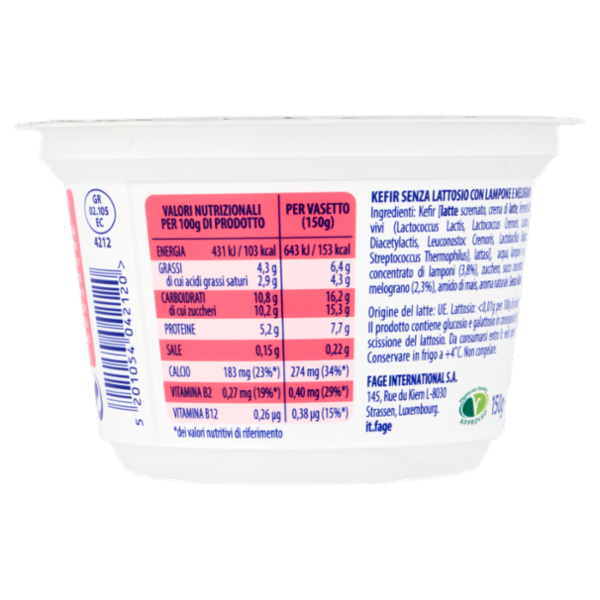Fage Kefir Lampone & Melograno 150 g