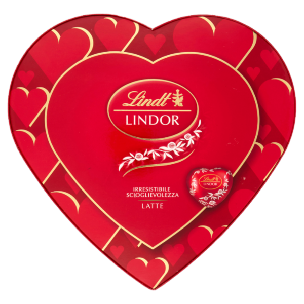 Lindt Lindor scatola cuore latte 178 g