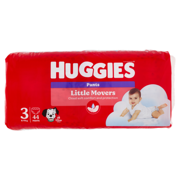 Huggies Little Movers Pants 3 6-11 Kg 44 pz