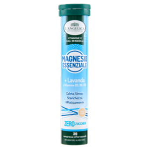 L'Angelica Vitamine e Sali Minerali Magnesio Essenziale+Lavanda-Vitamine B3,B6,B12 20 Compresse 78 g