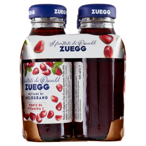 Zuegg I frutteti di Oswald Nettare di Melograno Italiano 6 x 125 ml
