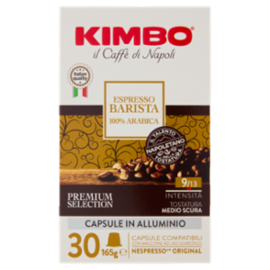 Kimbo Espresso Barista 100% Arabica Capsule Compatibili Con Macchine Nespresso* Original 30 x 5,5 g