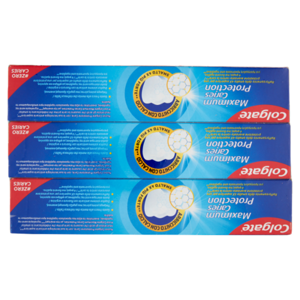 Colgate dentifricio Maximum Caries Protection, protezione carie 3x75 ml