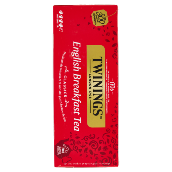 Twinings English Breakfast Tea Tè Nero 100 filtri The 200 g