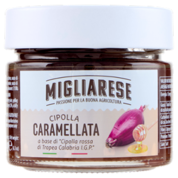 Migliarese Cipolla Caramellata a Base Di "Cipolla Rossa Di Tropea Calabria I.G.P." 180 g