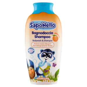 SapoNello Bagnodoccia Shampoo Albicocca 400 Ml