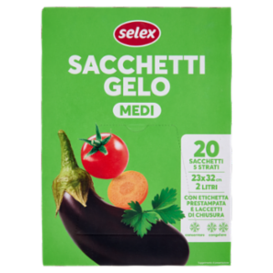 Selex Sacchi Gelo Medi Cm 23X32 20 Pezzi