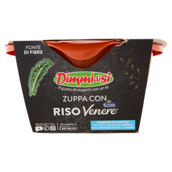 DimmidiSì Zuppa con Riso Venere 620 g
