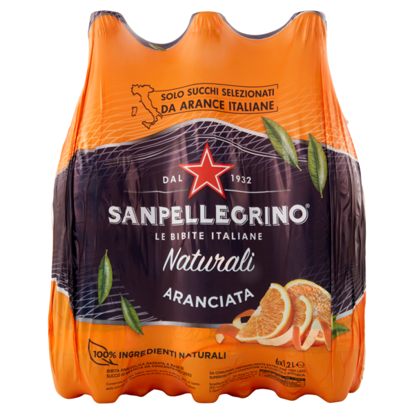 SANPELLEGRINO Naturali Aranciata 6 x 1,2 L