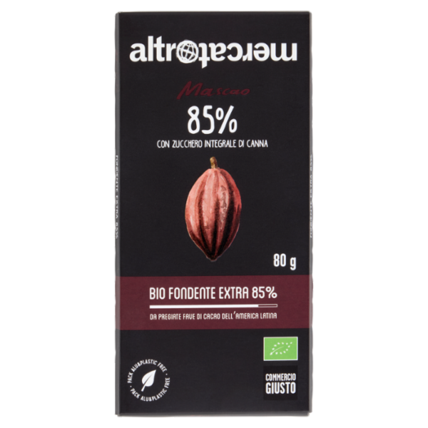 altromercato Mascao Bio Fondente Extra 85%