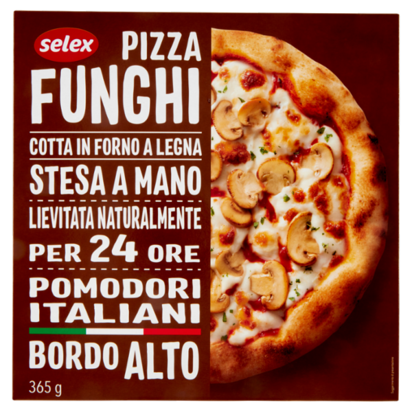 Selex Pizza con Funghi Surgelata 365 g