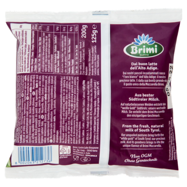 Brimi Mozzarella Senza Lattosio 125 g