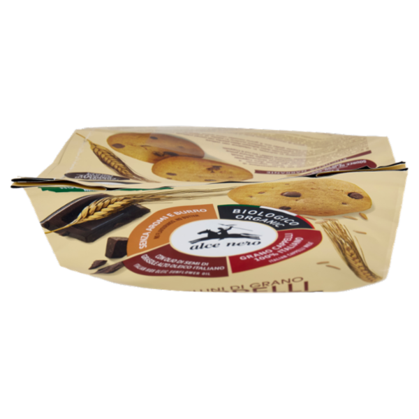 alce nero Frollino di Grano Cappelli con Gocce di Cioccolato 250 g