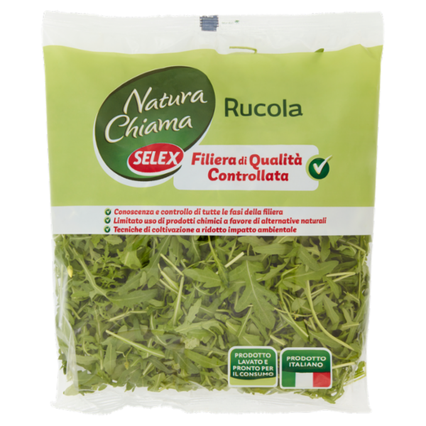 Selex Natura Chiama Rucola Lavata e Pronta per il Consumo 150 g