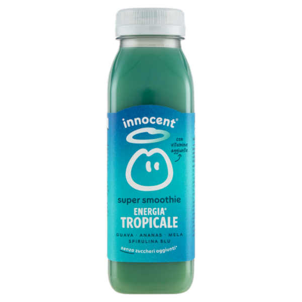 innocent super smoothie Energia* Tropicale Guava - Ananas - Mela - Spirulina Blu 300 ml