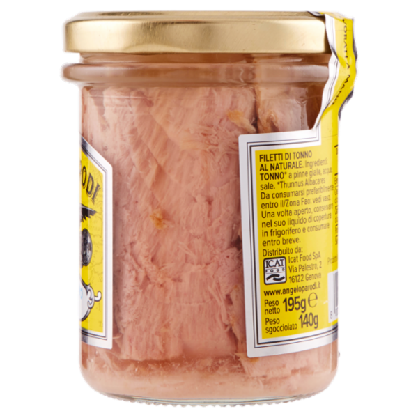 Angelo Parodi Filetti di Tonno al Naturale 195 g