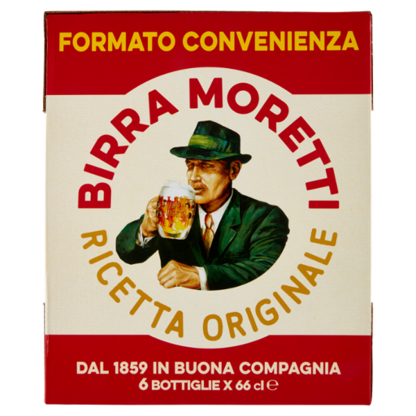Birra Moretti Ricetta Originale 6 x 66 cl