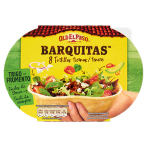 Old El Paso Barquitas 8 Tortillas Tenere 193 g