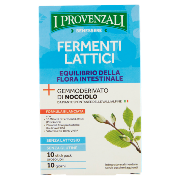 I Provenzali Benessere Fermenti Lattici Equilibrio della Flora Intestinale 10 stick pack 20 g