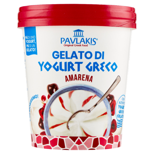 Pavlakis Gelato di Yogurt Greco Amarena 320 g