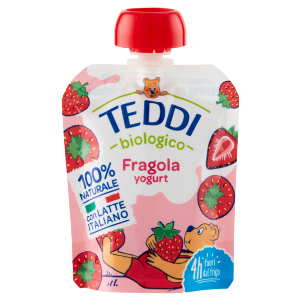 Teddi biologico Fragola yogurt 85 g