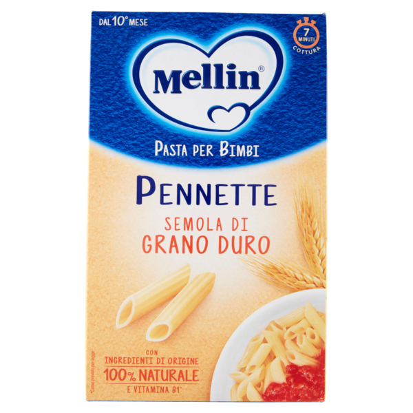 Mellin Pasta per Bimbi Pennette Semola di Grano Duro 280 g
