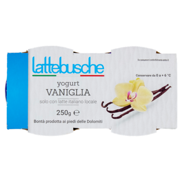 lattebusche yogurt Vaniglia 2 x 125 g