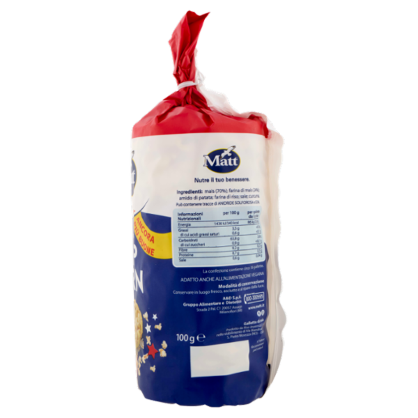 Matt le Pop Corn 100 g