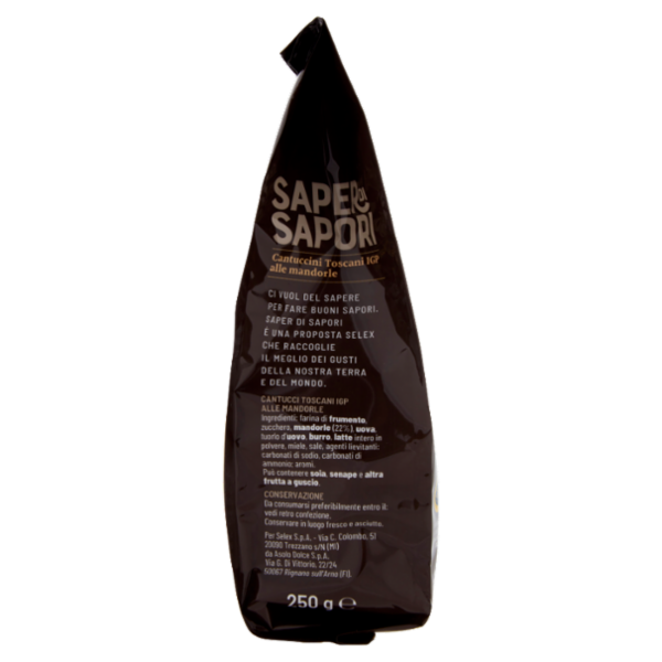 Selex Saper di Sapori Cantuccini Toscani I.G.P. alle Mandorle 250 g