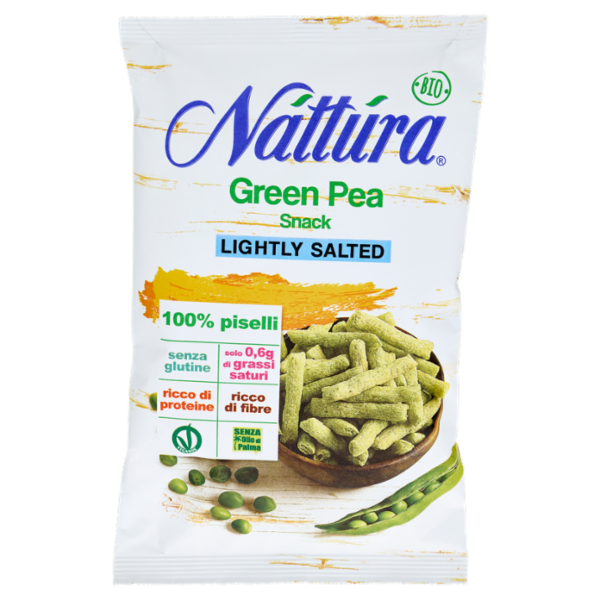Náttúra Green Pea Snack Lightly Salted Bio 80 g
