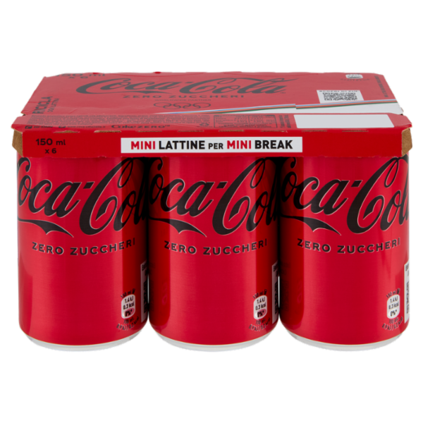 Coca-Cola Zero Minican 6 x 15 cl