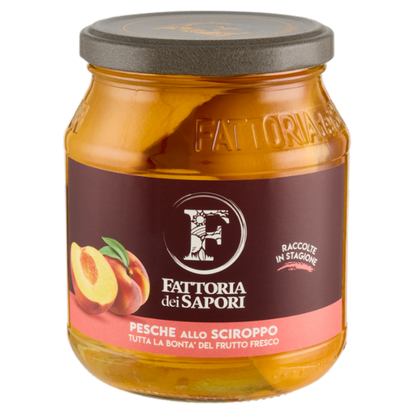Fattoria dei Sapori Pesche allo Sciroppo 615 g