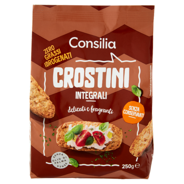Consilia Crostini con Farina Integrale 250 g