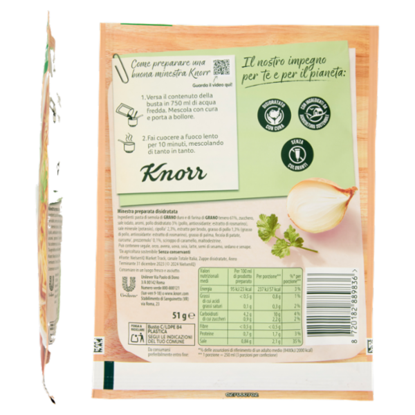 Knorr Minestra Pollo 51 g