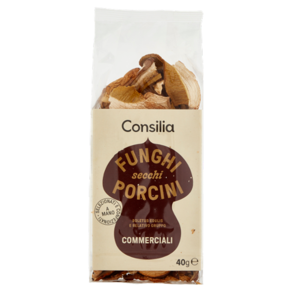 Consilia Funghi Secchi Porcini Commerciali 40 g