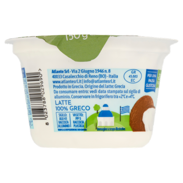 Kionas Yogurt Greco Cocco 1,8% di grassi 150 g