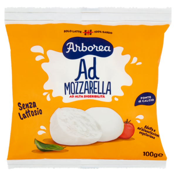 Arborea Ad Mozzarella ad Alta Digeribilità Senza Lattosio 100 g